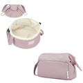 Barrel Drawstring Makeup Bag with Wide-open Make up Bag