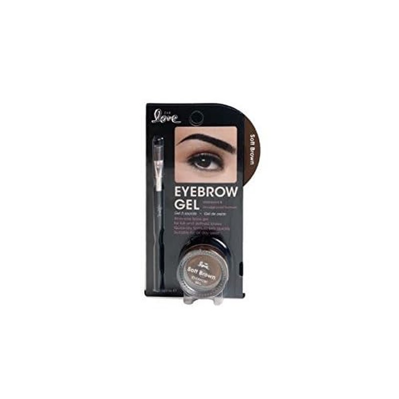 2nd Love Eyebrow Gel Waterproof Smudge-proof Brow NEW w/ Brush (01 Soft Brown)