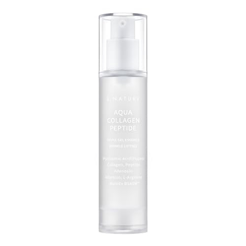 S.NATURE Aqua Collagen Peptide Gel Serum - Firming & Hydrating Face Essence with 8 Hyaluronic Acids