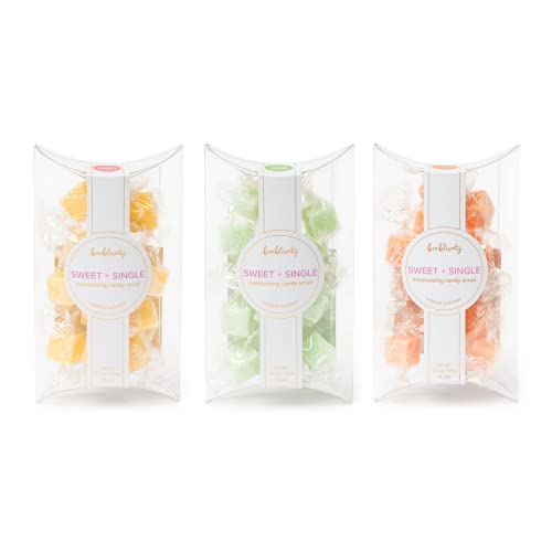 Sugar Scrub Cubes Set - Exfoliating & Hydrating Hand, Foot, Body Scrub with Sweet Satsuma, Mango Sorbet, Fresh Lemongrass - 36pcs