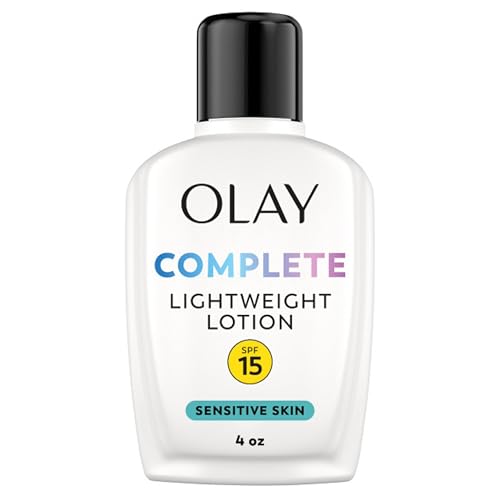 Olay Complete All Day Moisturizer SPF 15 Sensitive 4 oz Pack of 3 - Hydrating & Sun Protection