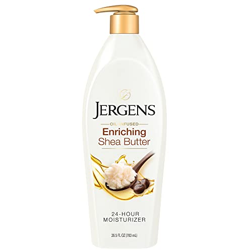 Jergens Hand and Body Lotion & Ultra Healing Dry Skin Moisturizer, Body and Hand Lotion for Dry Skin, for Quick Absorption into Extra Dry Skin, with HYDRALUCENCE blend, Vitamins C, E, and B5, 32 Ounce