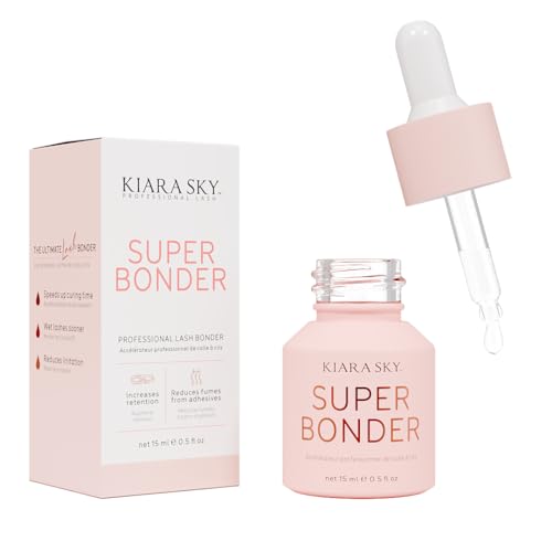 KIARA SKY LASH Super Bonder for Eyelash Extensions with Special Dropper | Glue Accelerator | Speed Up Drying Time | Increase Adhesive Bonding Power | Professional Use Only 15ml NOT A Glue
