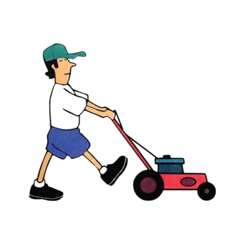 Lawnmower Man Temporary Tattoos/Pack of 10 / Prank Novelty Tattoos/Removable