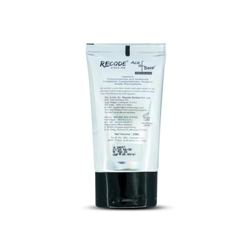 Recode Makeup Ace of Base Primer for Oily & Dry Skin, Lightweight & Silky Smooth, Face Primer for Women & Girls, All Skin Types, 30ml