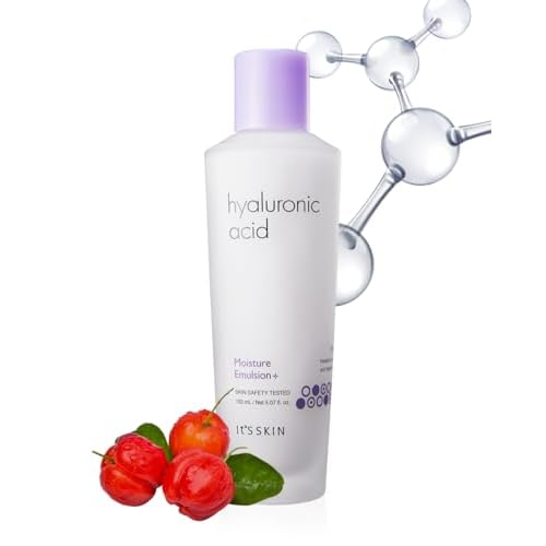 It'S SKIN Hyaluronic Acid Moisture Emulsion + 5.07 Fl Oz, Face Moisturizer for Skin Care Firming Hydration and Moisture Barrier, Nourishing & Hydrating for Healthy Skin, Korean Skincare