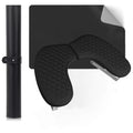 Arm Rest for Nails,U-shaped Manicure Nail Hand Rest Pillow Cushion,Foldable PU Leather Nail Tech Arm Rest for Nails Tech,Foot Hand Rest (Black)