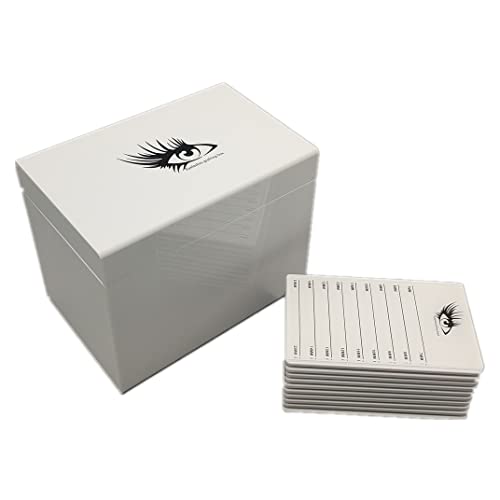 10-Layer Acrylic Eyelash Storage Box with Drawers & Pallets - Makeup Organizer for Professional & Personal Use