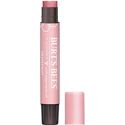 Burt's Bees 100% Natural Moisturizing Lip Shimmer, Grapefruit - 1 Tube