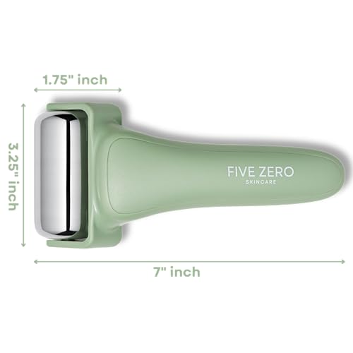 Ice Roller for Face & Body | Target Puffiness, Redness & Firm Skin | Stainless Steel Roller for Long-Lasting Cooling