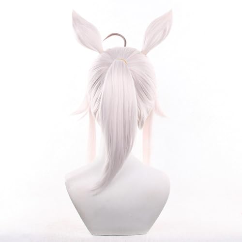 Apricot Cosplay Wig with Animal Ears & Hair Tie - One Piece Character Style
