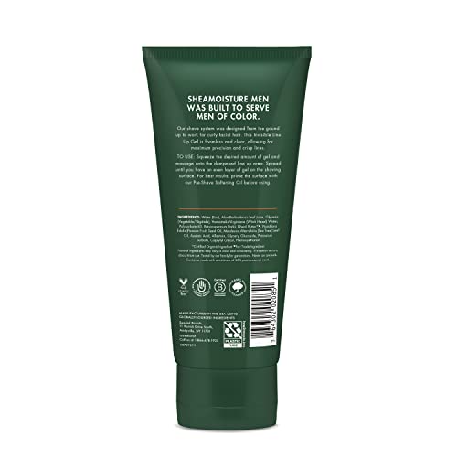 SheaMoisture Men Invisible Line Up Shave Gel for Smooth Skin 6 oz