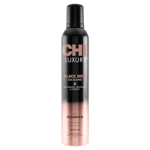 CHI Black Seed Oil Dry Shampoo 5.3 Oz - Hydrating Waterless Hair Refresh