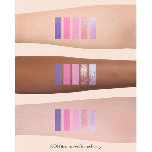 Flower Knows G01 Starmoon Strawberry Violet & Pink Eyeshadow Palette, 0.21 oz