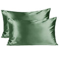 Queen Satin Pillowcase Set of 2 - Hair & Skin Protection, Sage