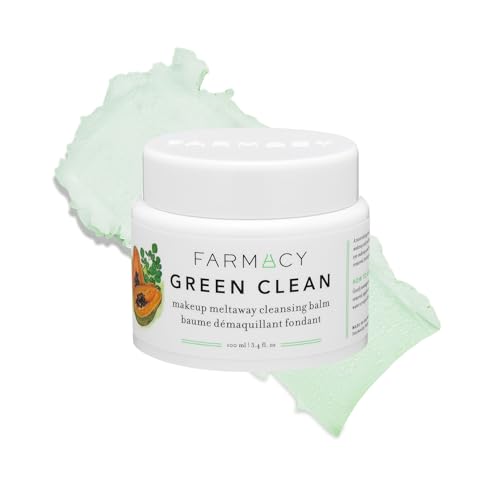 Farmacy Green Clean Original Balm 3.4oz Makeup Remover & Oil Cleanser - Hydrates & Melts Waterproof Makeup