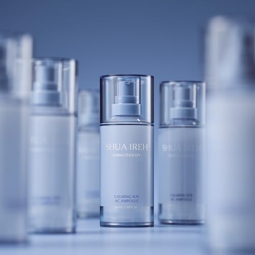 Calming SOS AC Ampoule - Korean Face Serum for Acne-Prone & Sensitive Skin - Soothing Facial Ampoule with Botanical Complex - Lightweight & Non-Sticky Redness Relief, 1.69 fl. oz.