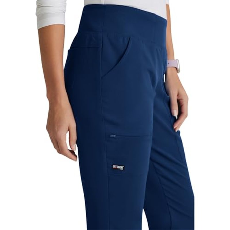 BARCO Grey's Anatomy Spandex Stretch Direct - Relay Scrub Pant for Women, Tapered Women's Scrub Pant