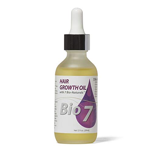 Bio7 Hair Growth Oil Drops for Scalp - 2 Fl Oz Pack of 2 - Natural Hair Thickening Treatment