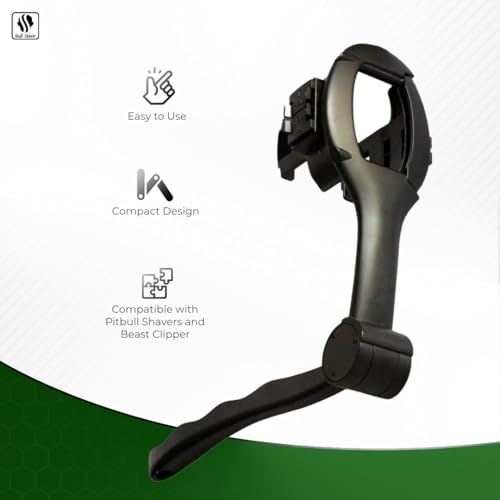 Skull Shaver Platinum Rinse Stand and Back Shaver Handle Bundle, Best Gifting Combo