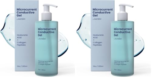 Berkland 10oz Conductive Gel for Microcurrent Devices - Pack of 2, Collagen & Hyaluronic Acid