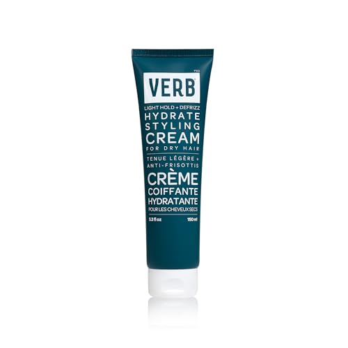 Verb Hydrate Styling Cream for Dry Hair with Argan & Babassu Oil – Amber + Warm Jasmine