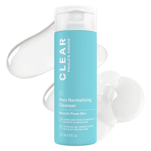 Paula's Choice CLEAR Pore Normalizing Acne Facial Cleanser 6oz - Gentle, Salicylic Acid Formula