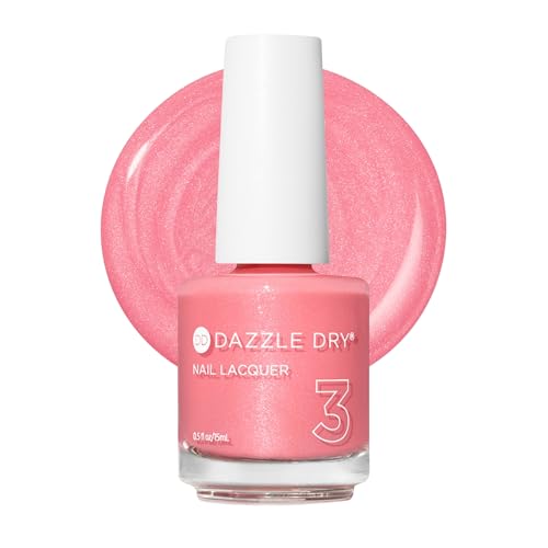 Dazzle Dry Cherry Blossom Nail Lacquer - Quick-Dry Long-Lasting Polish