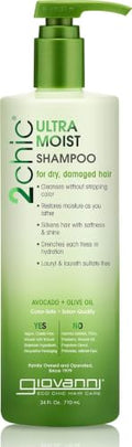 GIOVANNI 2chic Ultra-Moist Shampoo with Avocado & Olive Oil - 24 Fl Oz