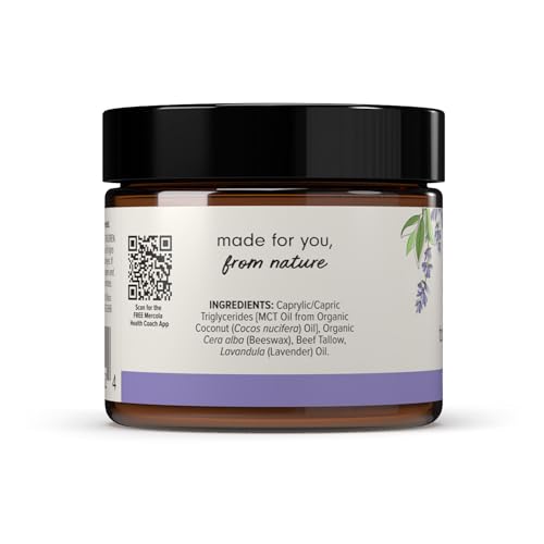 Lavender Tallow Body Balm - Hydrating Natural Moisturizer with Beeswax & MCT Oil