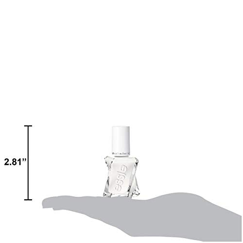 essie gel couture long-lasting nail polish, vegan, ivory white, First Fitting, 0.46 fl oz