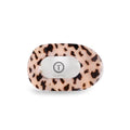 TELETIES - Large Flat Round Clip - Strong Grip, Bendable Teeth, Comfortable Curved Design - For Lying Down, Yoga, Driving & More - Ideal for Thick Hair - For All Hair Textures - Blonde Tortoise
