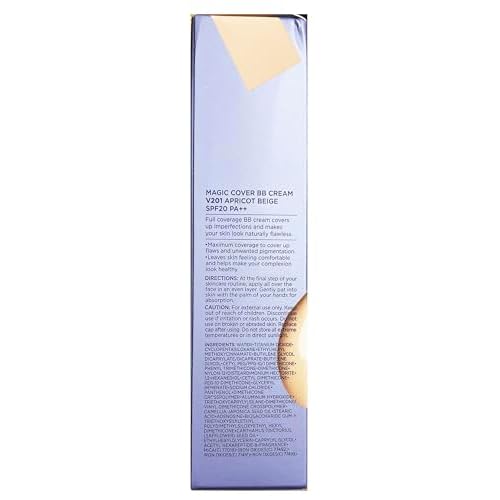 Face It Magic Cover BB Cream V201 APRICOT BEIGE 45ml x 2pc SET