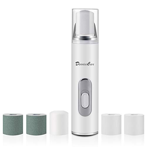 DenniesCare White Electric Nail Buffer Drill – Rechargeable Manicure & Pedicure Tool