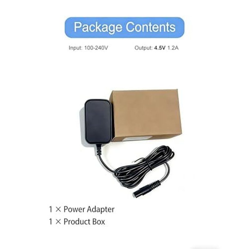 4.5V Charger Cord for BaByliss PRO Clipper & Trimmer FX870 FX788 FX787 FXSSM FX820 FX726 FX825, Power Adapter for BaByliss Barberology