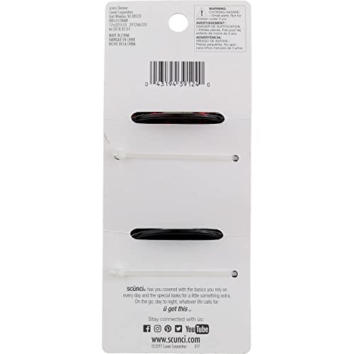 Scunci No Slip Grip Clips, 2.08 Ounce