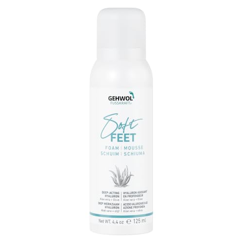 Gehwol Soft Feet Foam with Aloe Vera & Olive Oil - 4.4 oz Moisturizing Foot Care