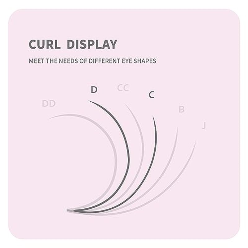 6D Premade Fan W Shape Eyelash Extensions 0.07 L Curl 9-13mm Mix Volume Self Fanning False Lashes Makeup Supplies Professional Use Lash Extension(0.07 L, 9-13mm Mix)