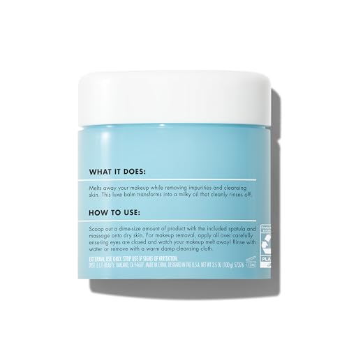 e.l.f. Holy Hydration! Unscented Makeup Melting Cleansing Balm Jumbo Pack of 2