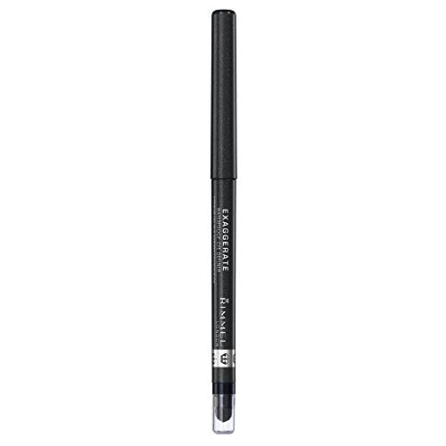 Rimmel London Exaggerate Waterproof Eyeliner Pack of 4, Starlit Black, 0.01oz