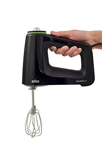 Braun MultiMix 5 Hand Mixer Black, 350W, 9-Speed with Attachments