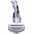 Electric Shaver for Women Electric Razor for Womens Bikini Legs Underarm Public Hairs Rechargeable Trimmer with Detachable Head Cordless Wet Dry Use,Replacement Women Shaver Head for Electric Razor