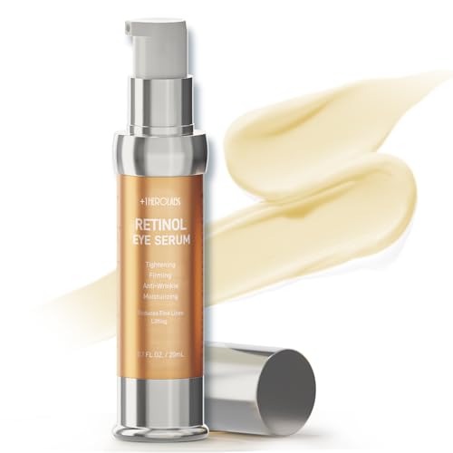 Retinol Eye Cream for Anti-Aging & Wrinkles ? Firming, Hydrating & Repairing Eye Serum with Niacinamide, Hyaluronic Acid, Vitamin E & Bifida Ferment Lysate, 0.7 Fl Oz (Pack of 1)