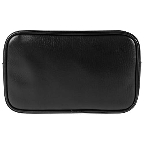 SHANY Cosmetics Portable Toiletry Makeup Bag with Various Compartments - Water-resistant and Scratch-proof Makeup Travel Organizer - BROWN FABRIC