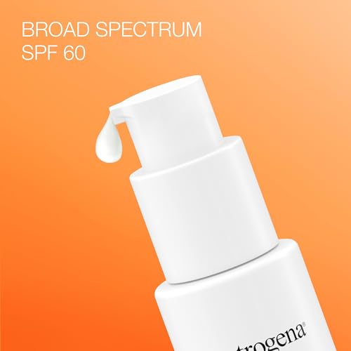 Neutrogena Clear Face Serum Sunscreen SPF 60 with Green Tea Pack of 2 - Lightweight UVA/UVB Protection