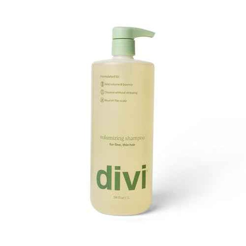 Divi Volumizing Shampoo for Women and Men - Lightweight Volume Shampoo for Fine Hair - Formulated to Cleanse, Nourish and Balance the Scalp