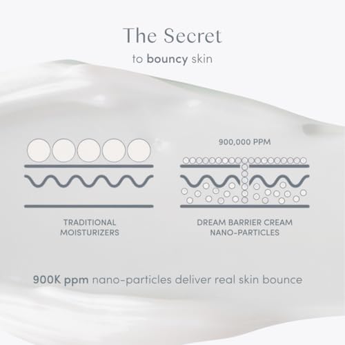 Ravie Beauty Signature Skin Dream Barrier Cream Hydrating Face Moisturizer with Peptides, Ceramides & Niacinamide, Fast-Absorbing, Sensitive-Skin Friendly, Primer-Ready Finish 1.7 fl oz