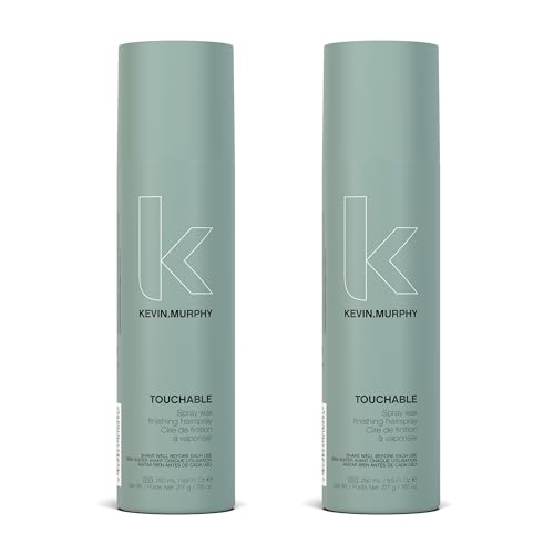 Kevin.Murphy Touchable Spray Wax Hair Spray 8.4 Fl Oz Pack of 2 - Lightweight Finish & Hold
