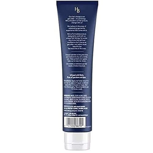 Hair Biology Deep Hydration Mask with Biotin, Paraben and Dye Free, 5.0 FL Oz - Pack of 2
