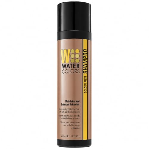 Watercolors Color Depositing Hair Dye Shampoo - Golden Mist 8 Fl Oz - Vibrant Hair Color Refresher